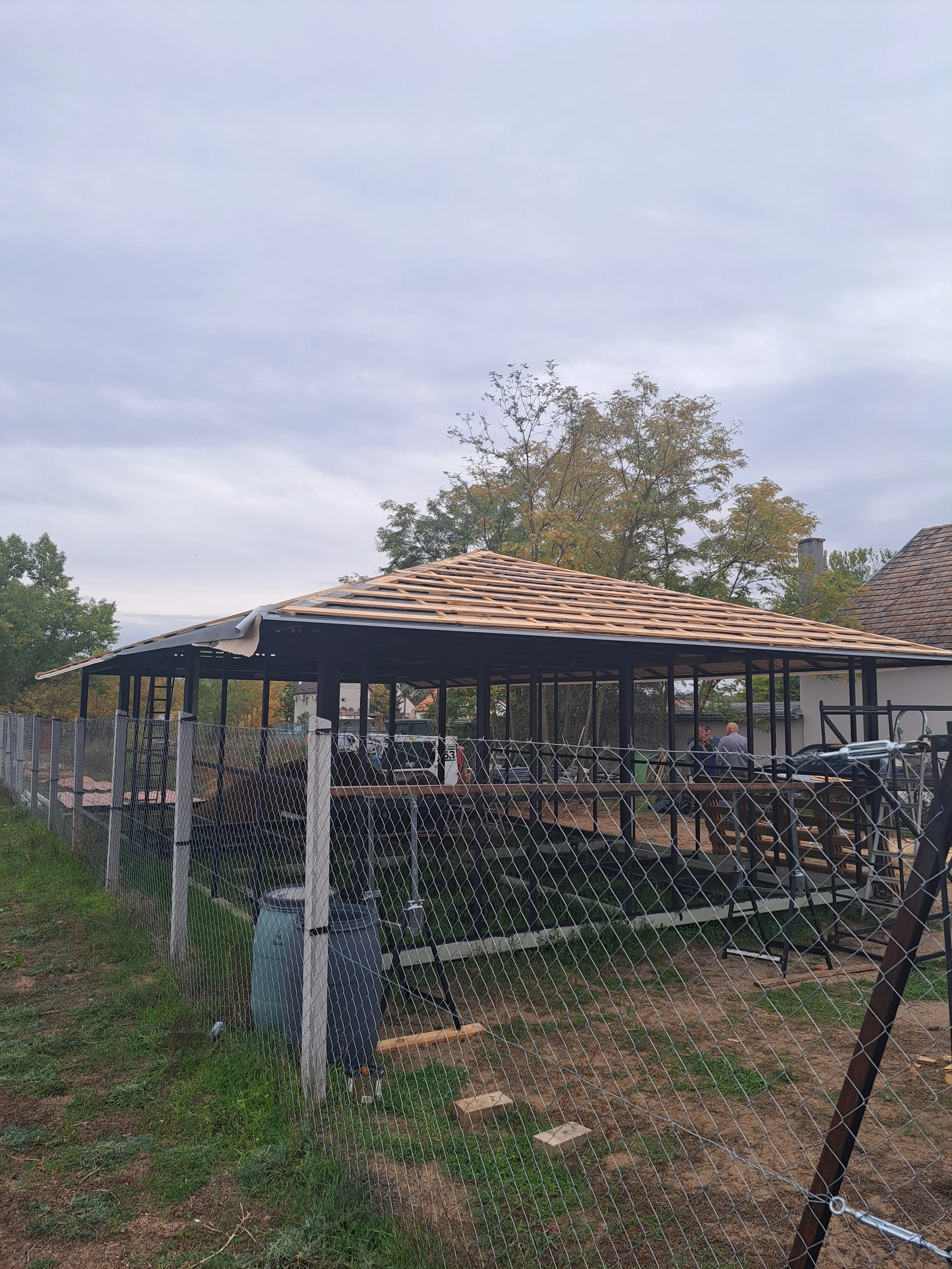 Faház építés - Szerkezetépítés