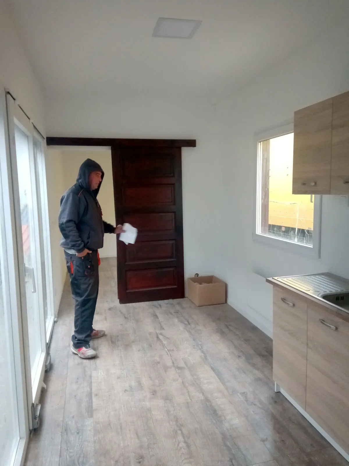 Konténerház - Külső homlokzat