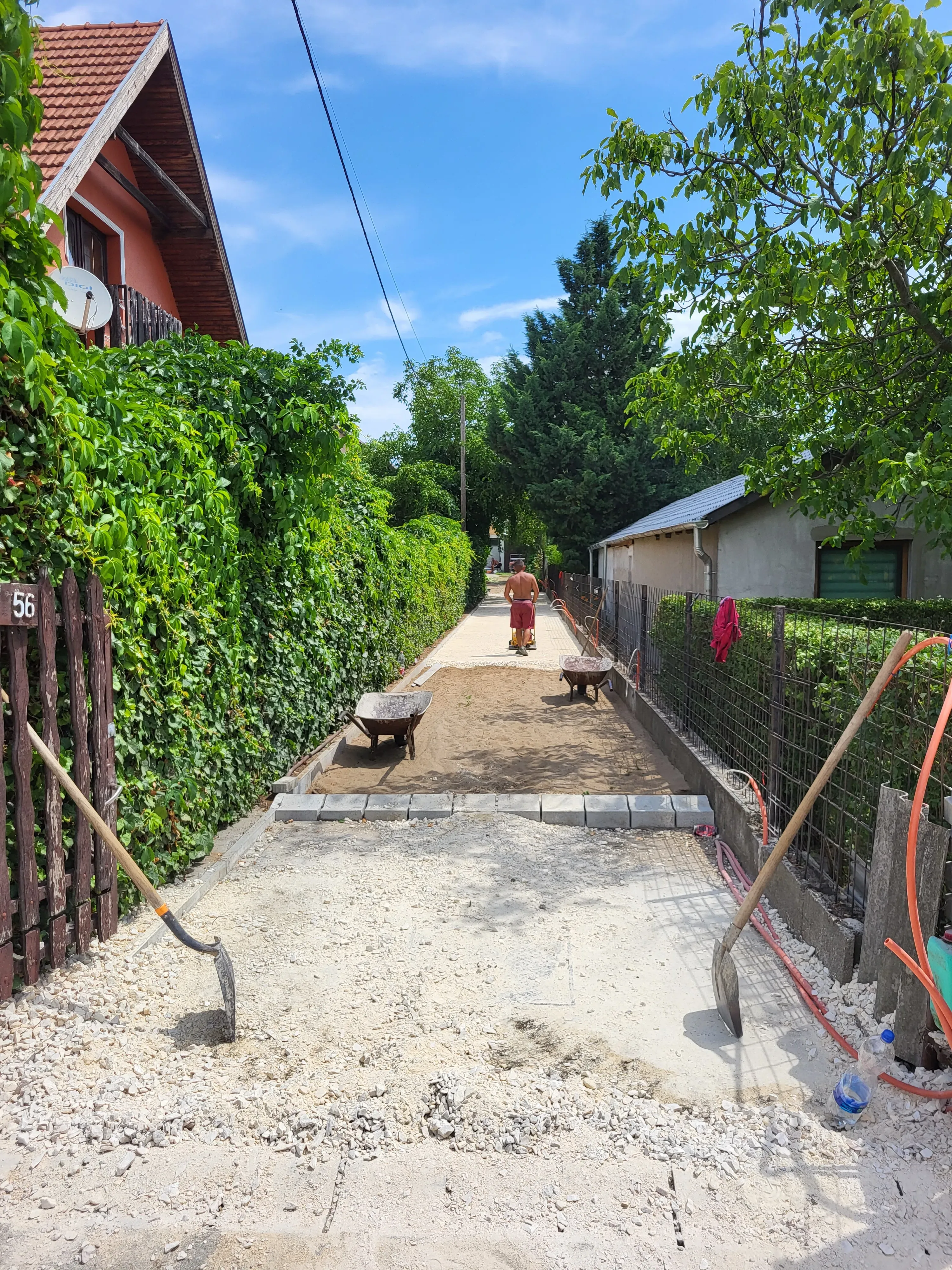 Térkövezés - Járda burkolás