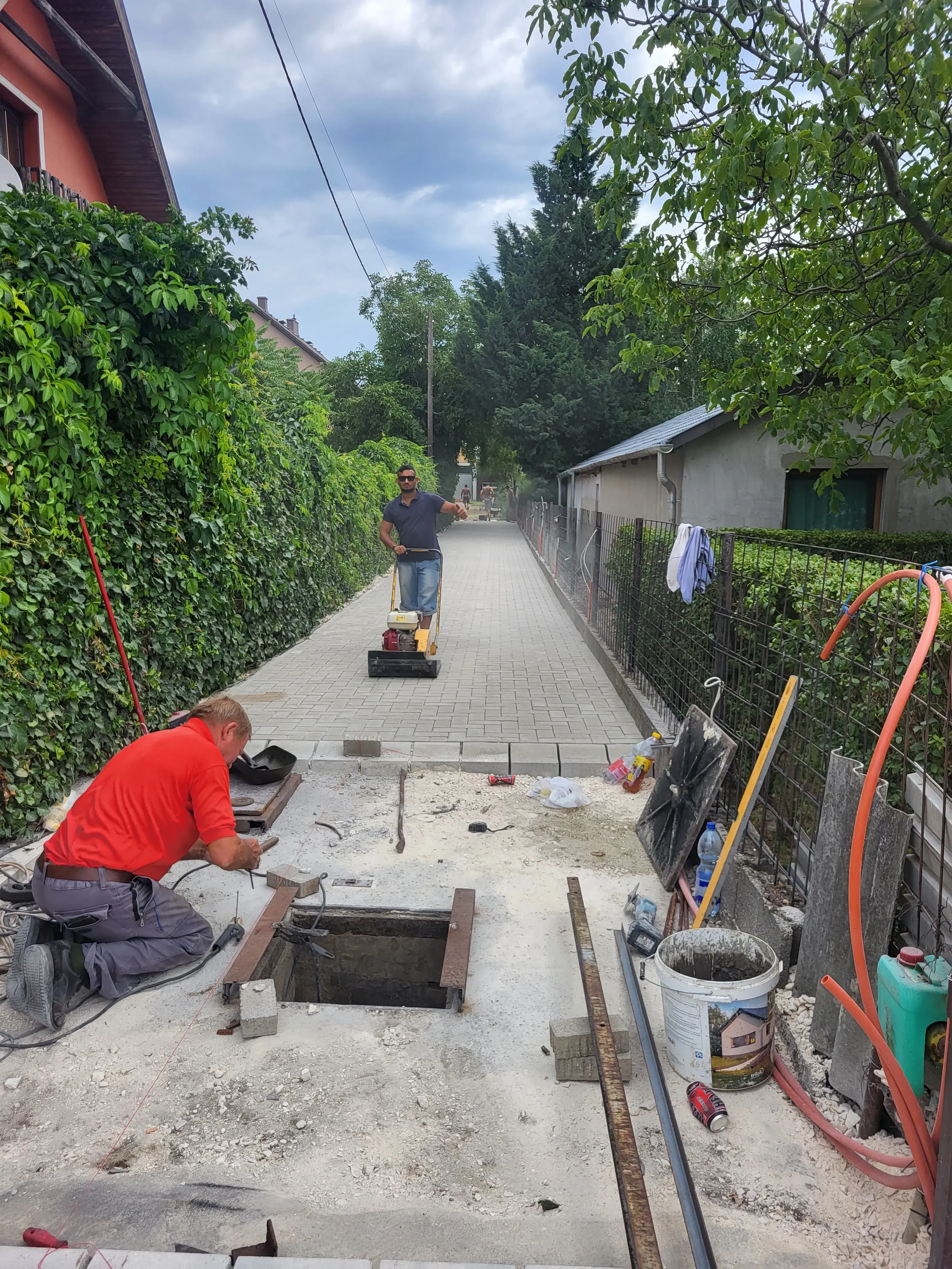 Térkövezés - Parkoló kövezés